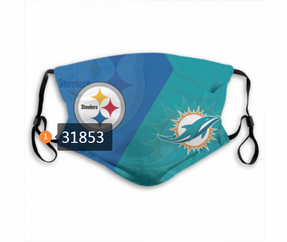 NFL Miami Dolphins 992020 Dust mask with filter